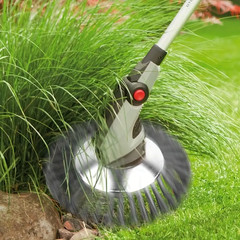 8″ Steel Wire Wheel Brush Grass Cutter Weed Eater Trimmer Head Garden Cleaning