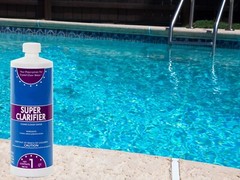Swimming Pool Chemical Super Clarifier – 32 oz Bottle – (Select Quantity)