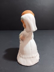 Vintage Bisque Coty Bride And Groom Figurine Pomander Potpourri 4.25″in