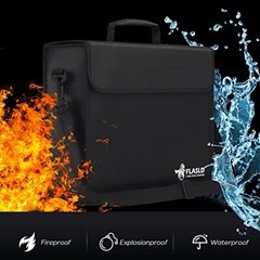 Fireproof Document & Money Bags Large Fireproof & Water Resistant Bag Firepro…
