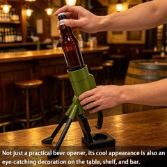 Mortar Bottle Opener For 12oz Bottles – Tactical Beer Cap Launcher – Fun Gift