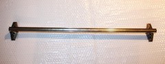 1920’s Antique Towel Bar Solid Nickel Silver / White Brass 3 lb 9 oz 27 5/8 Inch