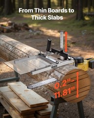 VEVOR Portable Chainsaw Mill Fit 16-20 in Guide Bar Chain Saw Mill Cross Cutting