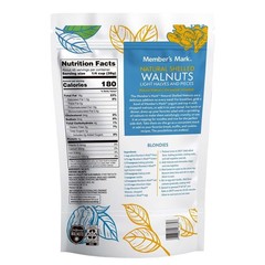 Member’s Mark Natural Shelled Walnuts, 48 oz. 3 lb Light Halves & Pieces, SELECT