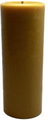 Handmade 100% Pure Beeswax Pillar Candles 100% Cotton Wick 3″ Thick