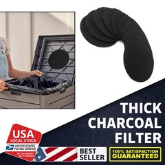 Sustainable 10 Pack new Charcoal Filters for Long-Lasting Compost Odor Control