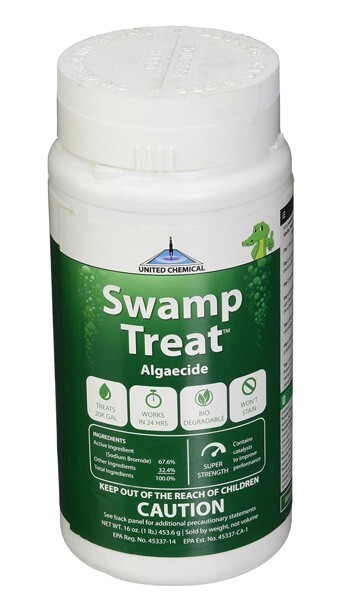 United Chemical Swamp Treat Swimming Pool Chemical Helps Remove Algaecide – 1 lb