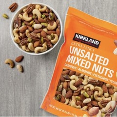 Kirkland Unsalted Extra Fancy Mixed Nuts, 2.5 lbs.