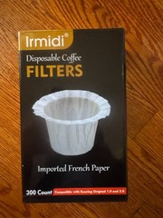 Irmidi 2 Boxes of 300 Count Disposable Coffee Filters Keurig Original 1.0 & 2.0
