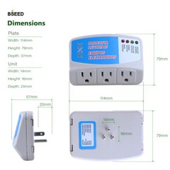 US Voltage Power Surge Protector 120V Refrigerator Brownout Appliance