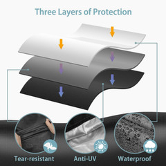 FIT WEBER 7139 Premium Grill Cover Compatible with Spirit & Spirit II 3 Burner