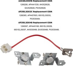 for LG Dryer Thermostat Thermistor Kit AGM75510744 AGM30045804