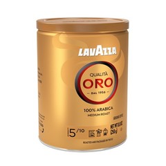 Lavazza Qualità Oro Ground Coffee Medium Roast 100% Arabica 8.8oz, 4-Pack