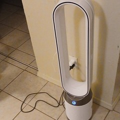 Dyson Pure Cool Bladeless Tower Fan Oscillation Digital Display White Silver