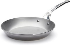 de Buyer MINERAL B Pro Carbon Steel Fry Pan – 11” Diameter, 8.3” Cooking Surface