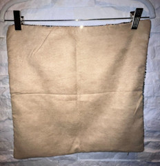 NWOT HARRY STYLES Reversible Flip Sequin Pillowcase Silver & Tan 15″x15″