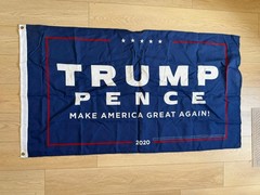 Trump Pence Make America Great Again! 32 in x 58 in Cotton poly