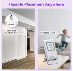 ConyLite Home Radon Detector with Bracket, Portable Test Kit for Home USA PCi/L