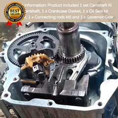 84005207 793880 Camshaft Kit W/691968 Governor & Oil Slinger for B&S, Replaces 3