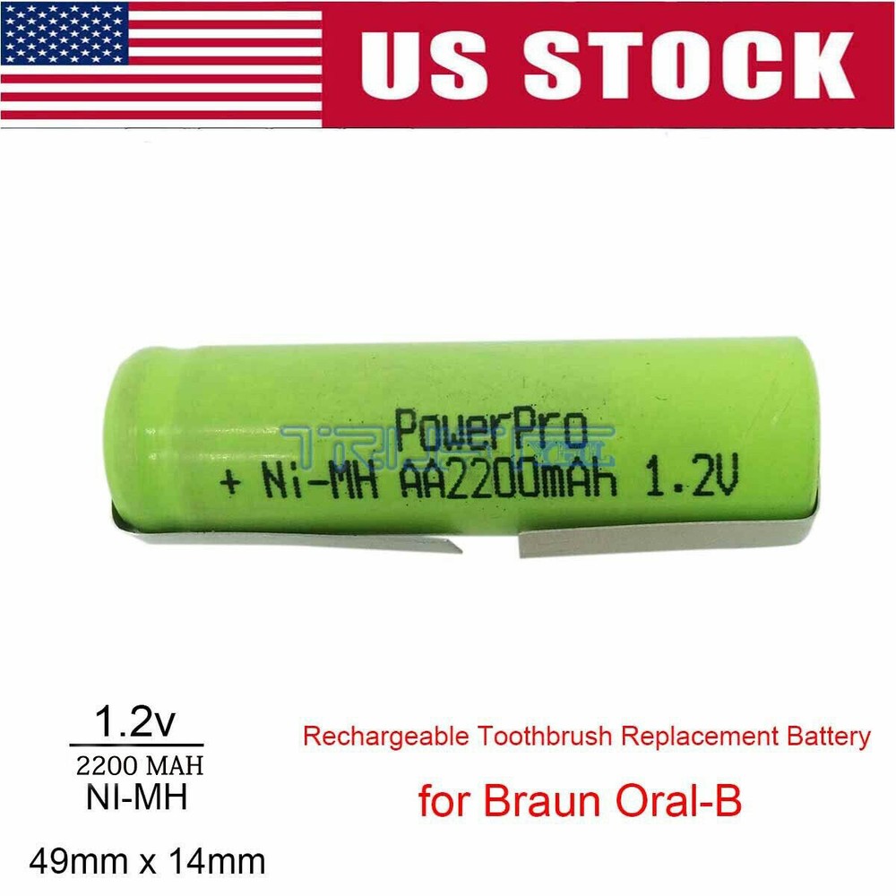 Replacement NiMh Toothbrush Battery for Braun Oral B Vitality 3709 3737 Electric