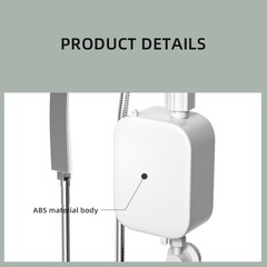 110V 3500W Tankless Hot Water Heater Shower Electric Portable Instant Boiler