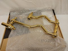 Kingston Brass KS 2102 AL Polished Brass Pot Filler WORN BOX, UNUSED