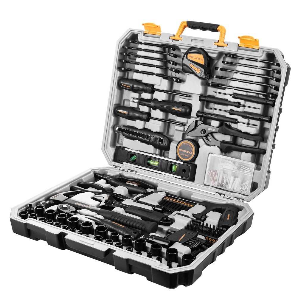 218-Piece General Household Hand Tool kit Professional Auto Repair Tool Set