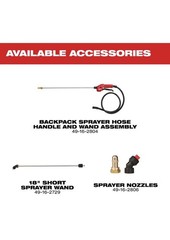 Milwaukee 3019-20PS M18 18V 4-Gallon Backpack Sprayer Kit w/ SWITCH TANK