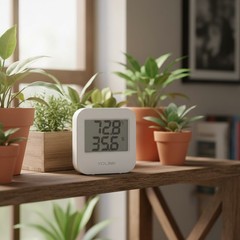 LoRa Smart Temperature & Humidity Sensor – Battery-Powered with App Notification