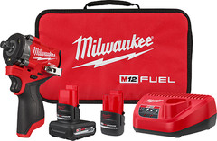 Milwaukee 2563-22 M12 FUEL Stubby 1/2″ Impact Wrench Kit