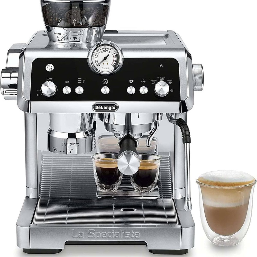 De’Longhi EC9355M La Specialista Prestigio Espresso Machine – Stainless Steel…