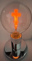 Aerolux Style CROSS Neon Glow Light bulb E26 120V 3W Decorative Cute Gift