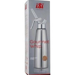 iSi Gourmet Whip Cream Whipper – 1 US Pint- 170301 Stainless Steel