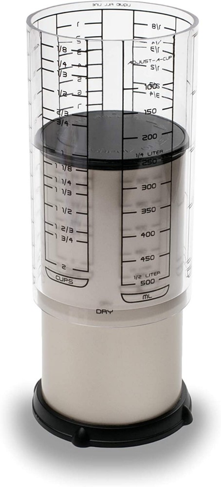KitchenArt Pro 2 Cup Adjust-A-Cup, Metric/Standard – Satin