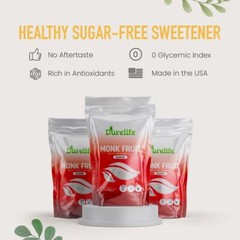Durelife Monk Fruit Sweetener, White Sugar Substitute 5lb