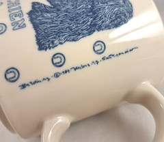 Taylor & NG LE CHIEN The Dog 3.5” High Ceramic Coffee Mug 1984
