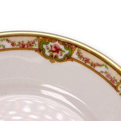 Théodore Haviland The Belfort Lunch Plate Pink Roses Vintage 1910 France