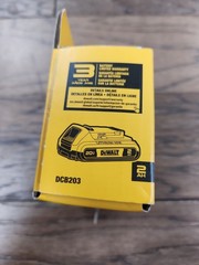 New Dewalt DCB203 20V Max Battery 2.0Ah Lithium Ion Li-Ion 20 Volt Date 2025