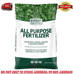 Expert Gardener All Purpose Plant Fertilizer, 10-10-10 Fertilizer, 40 Lb.