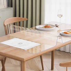 VEVOR PVC Table Protector 42×60 Inch Clear Plastic Desk Protector 2.0mm Thick
