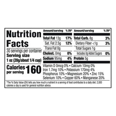 Great Value Deluxe Cashews, 30 ozm,Seasoned with sea salt for great taste