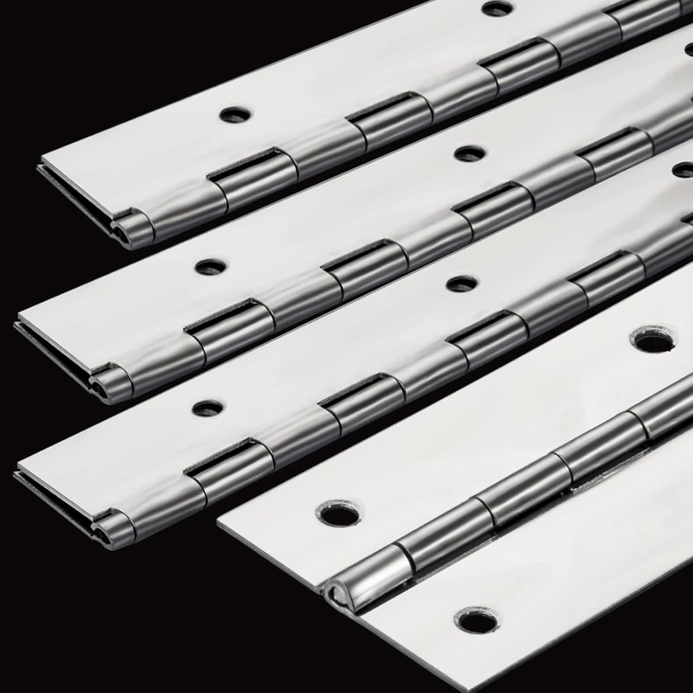 4Pack Heavy Duty Piano Hinge, 2″ Open Width X 16″ Continuous & Piano Hinges, 0.0