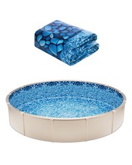 Round Pool Liner 18ft Unibead Style Pool Liner 52in Wall Height Durable