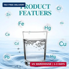 Heavy Metals Water Test Strips (100 Strips) -10in1 Home Water Testing Kit for Ir