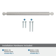 Balata 8-13/16 inch 224mm Center-to-Center Polished Nickel Cabinet Pull BP376…
