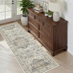 Ultra-Thin 2×6 Non-Slip Kitchen Runner Rug – Machine Washable & Waterproof