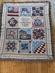 Meijer Grocery Store Midwest 70 Year Anniversary Throw Blanket Tapestry 60×52