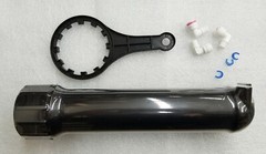 Black RO membrane housing for 36-150 GPD membrane with wrench