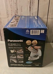 New Panasonic NI-WL600 Cordless Steam/Dry Iron Silver