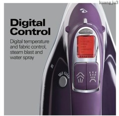 Hamilton Beach Durathon Digital Retractable Cord Iron, Silver, Model 19902F